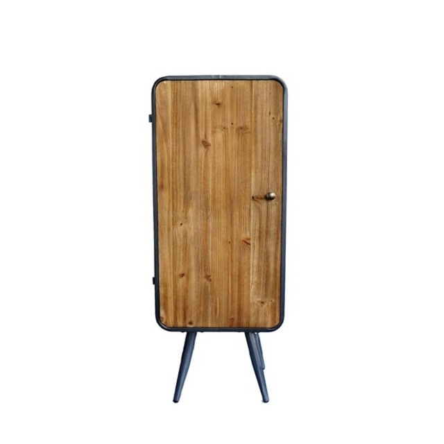 wood×iron cabinet