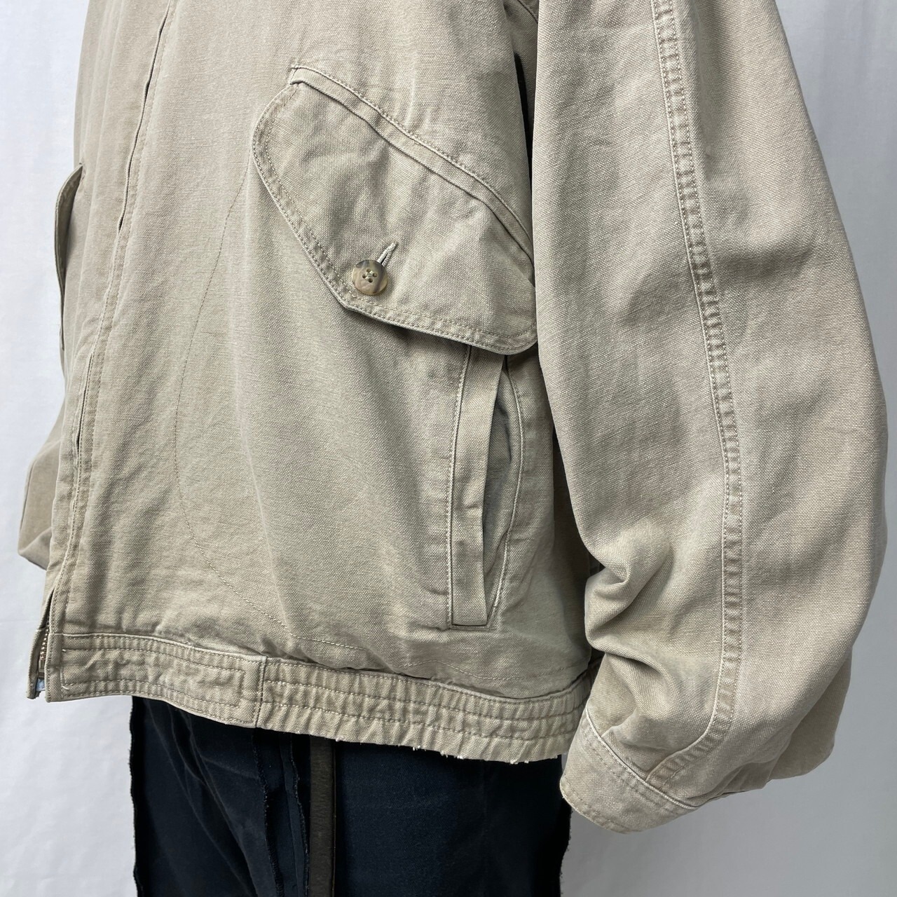 80〜90年代 黒タグ Eddie Bauer エディーバウアー ダック地 スポーツ 