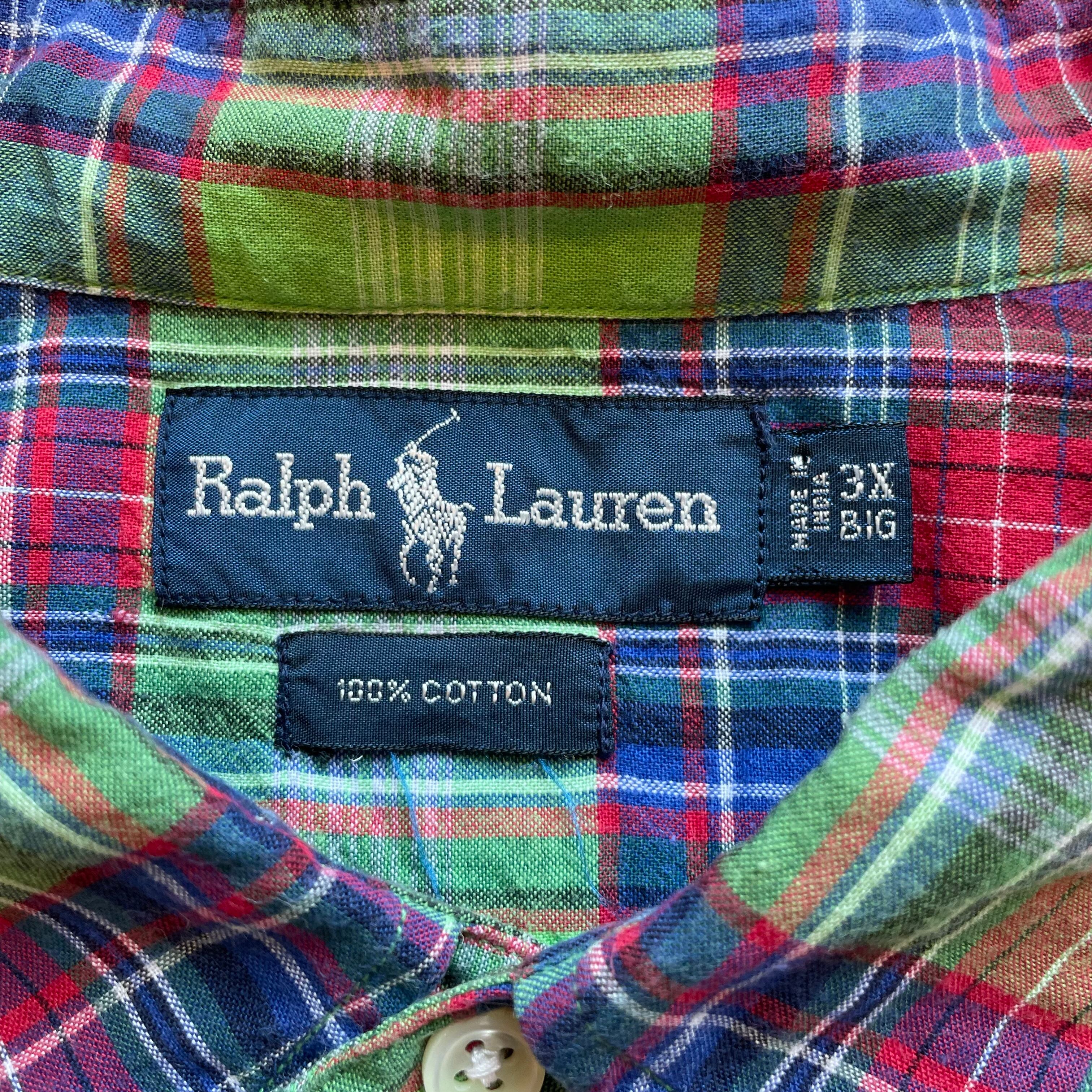 checked ralph lauren shirt