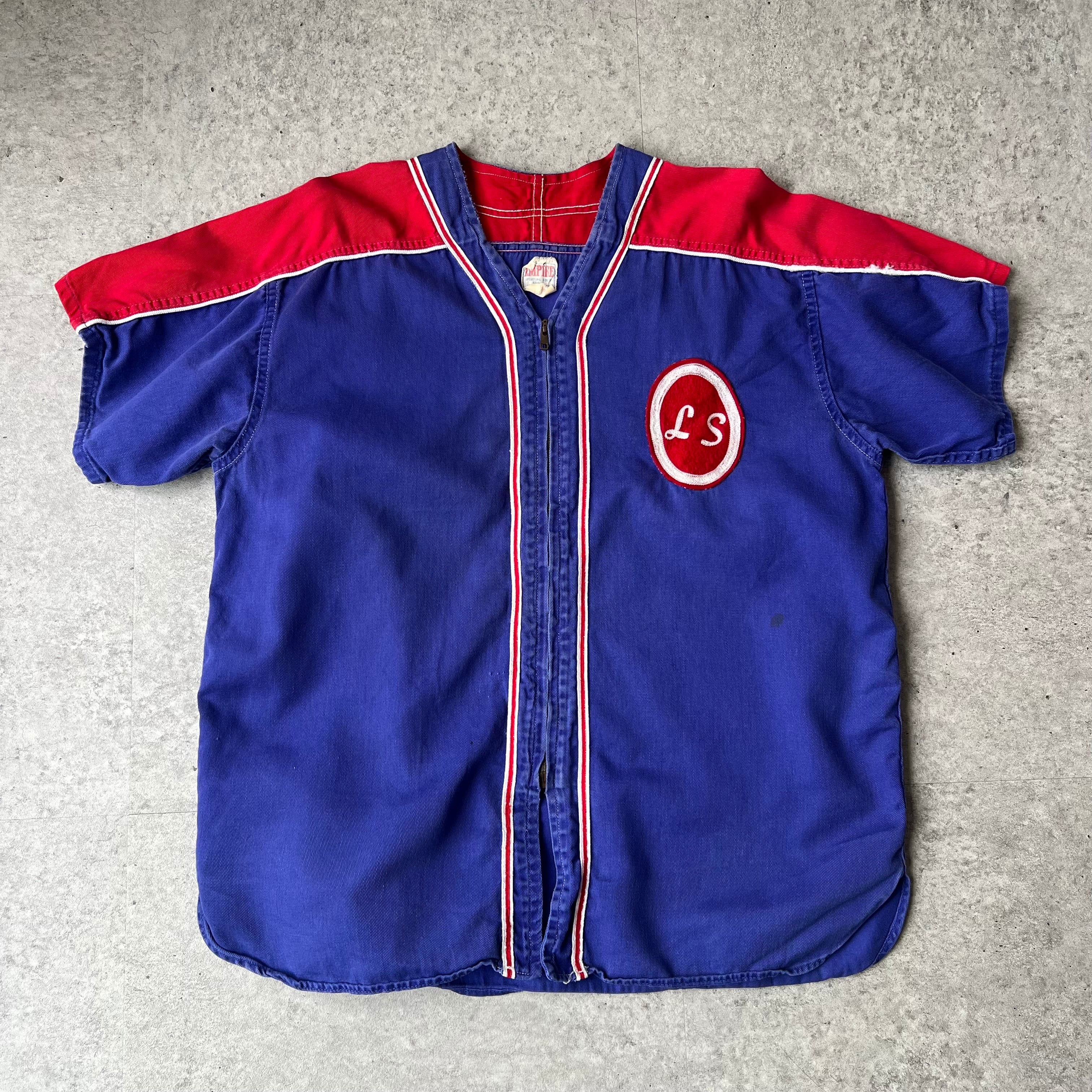 50sNATNAST ナットナスト ボーリングシャツ チェーンステッチ USA製 50s 