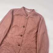 INGEBORG インゲボルグ バンドカラー ジャケット S/くすみピンク レディース ピンクハウス