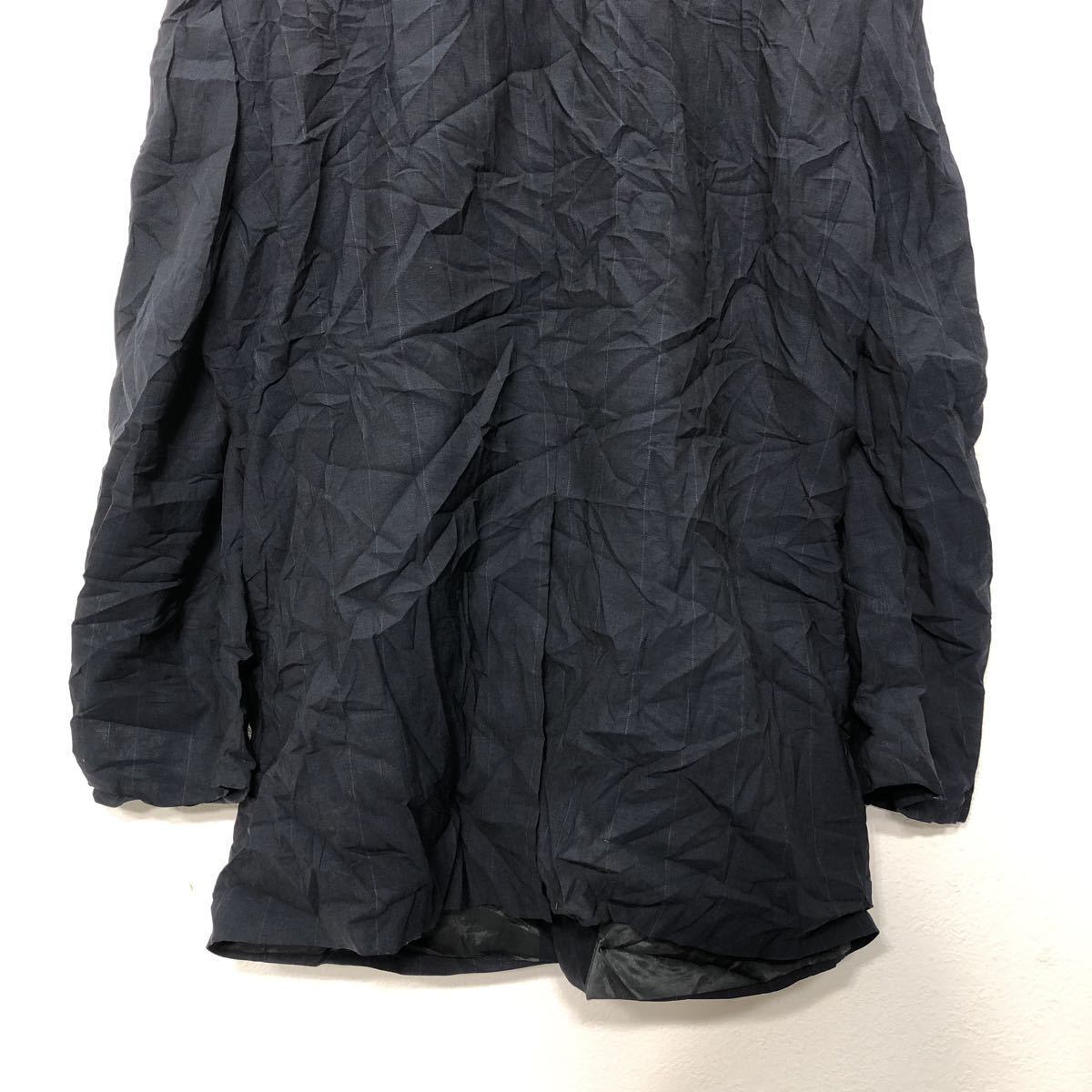 【美品】CRICKET 1966 ネイビー テーラードジャケット CRICKETEER テーラードジャケット 48 ストライプ USA製 紺