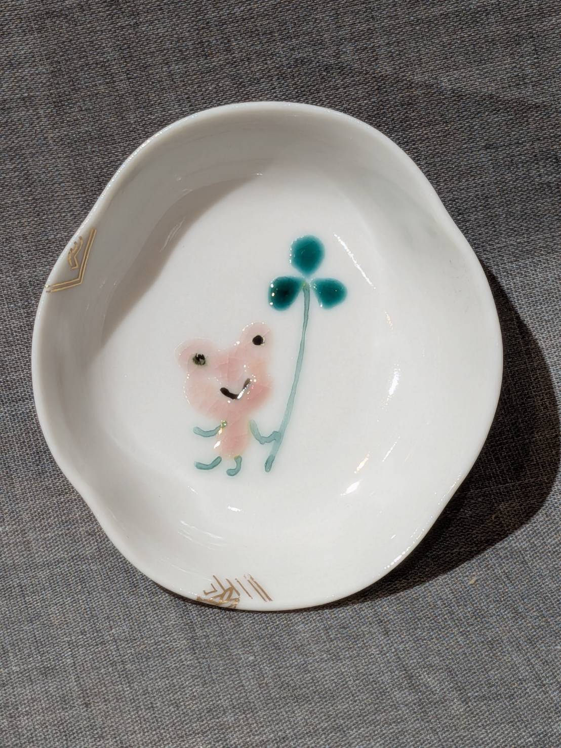 【新品未使用】徳田八十吉の作品　セラミックカレンダー　2001年 徳田八十吉
