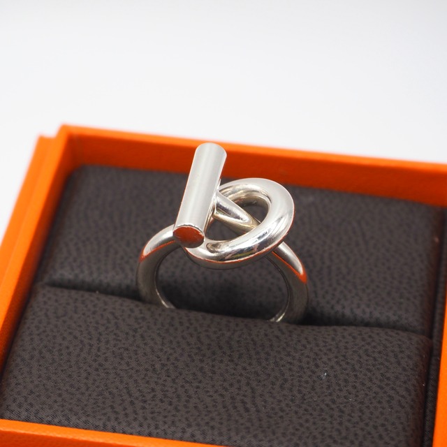 HERMES 約11号 エシャペ リング  シルバー925 エルメス 付属品付き