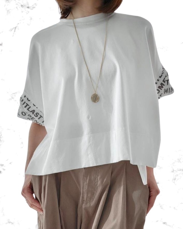 ツイストスリーブＴシャツ　82651５　ayane　アヤン　 2026年4月中〜末入荷予定　1月展示会