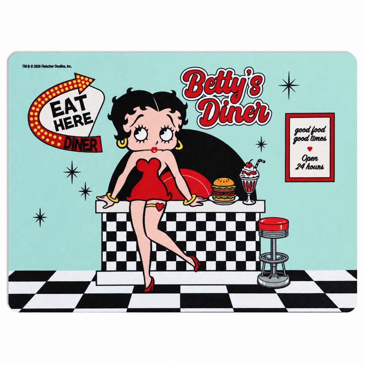 【BettyBoop】ダイナー マット Betty Boop DINER