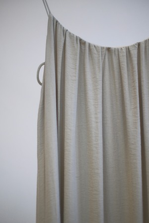 Spaghetti Strap Long Dress / GRAY