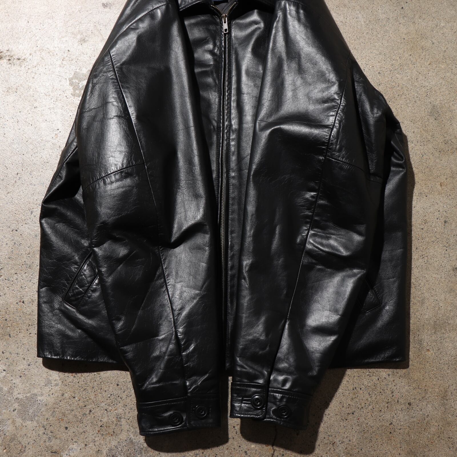 美品 M OLD GAP 90s レザージャケット オールドギャップ 黒 本革 | ENCOUNT