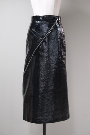 【PHOTOCOPIEU】ZIP-UP SKIRT -BLACK-