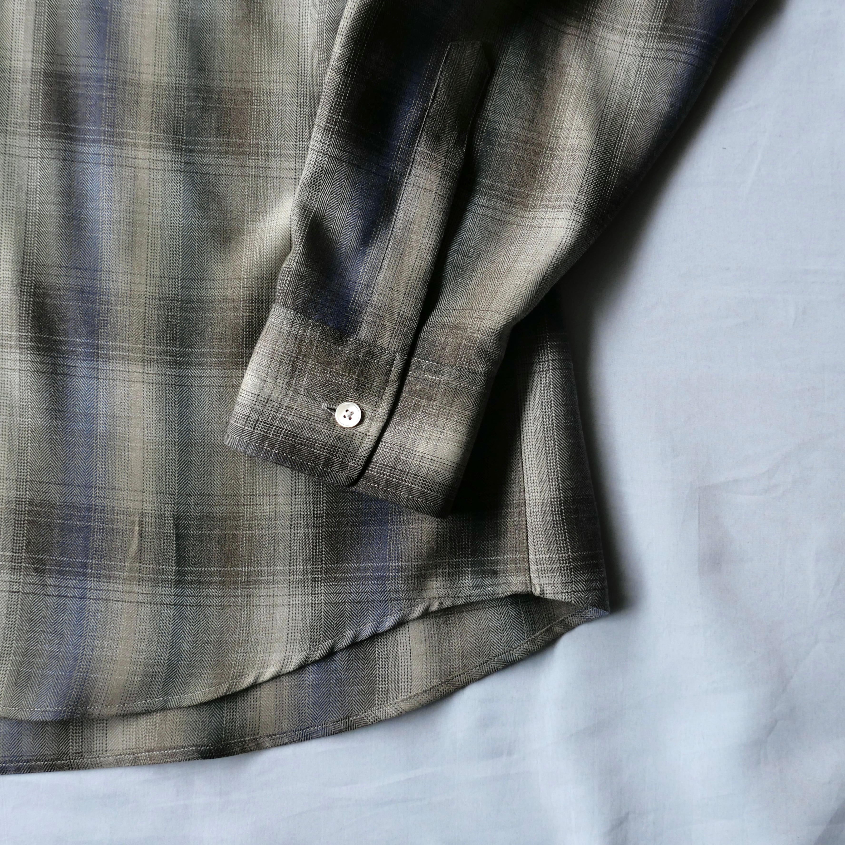 AURALEE 25AW LIGHT WOOL CHECK SHIRT | safarionline