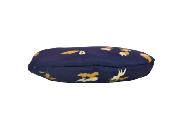 がま口 小銭入れ 丸型 コインケース (ペイントネイビー) レトロ22種類 財布 工房 手作り 日本製 エコパッケージ MX-0034-271