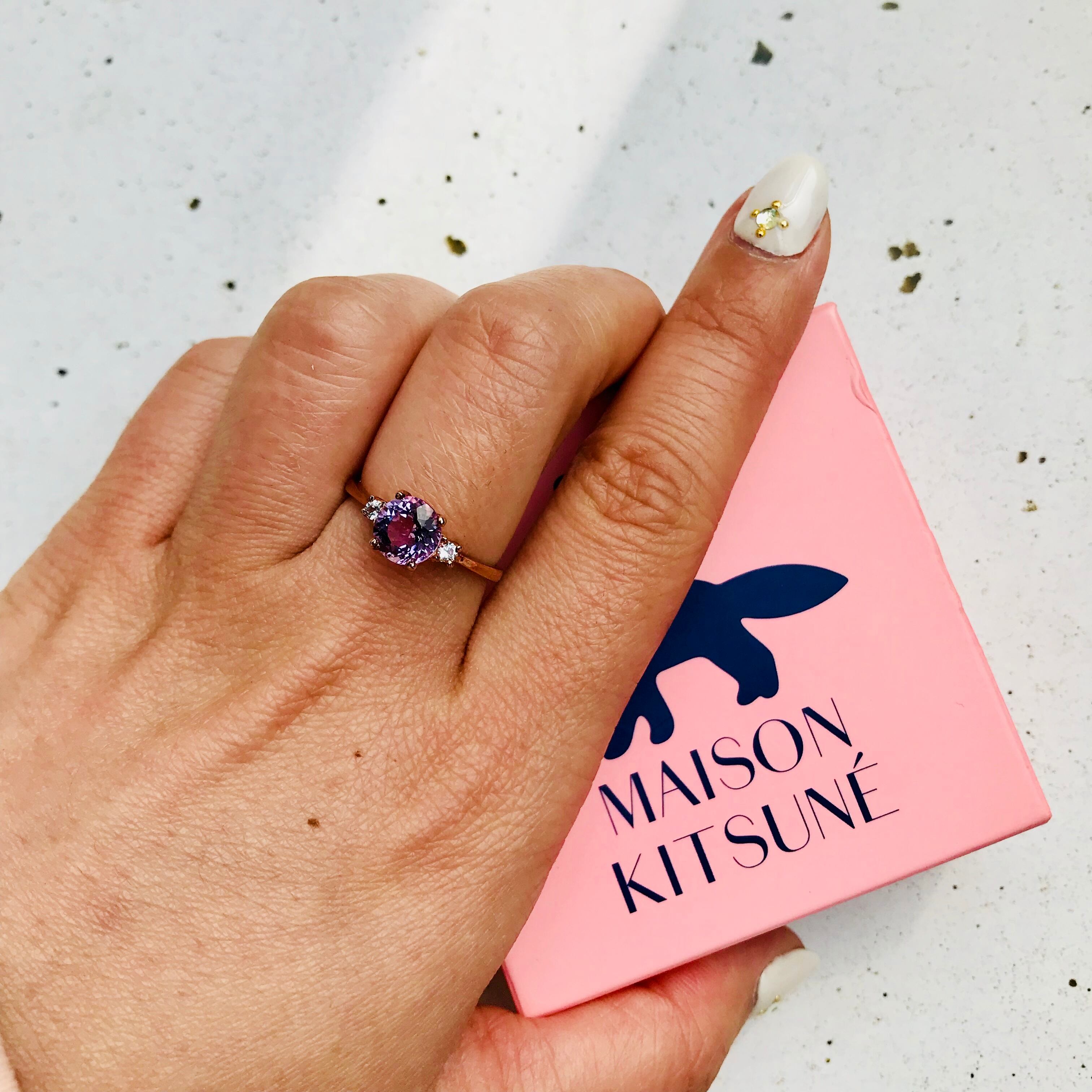 アメジスト・ホワイトトパーズ リング | ＜天然石ジュエリー＞Sally's