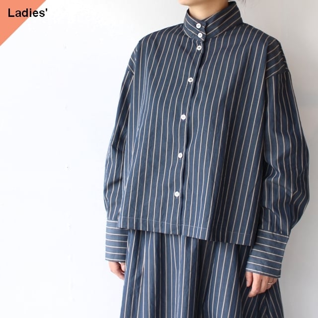 SETTO OKKAKE SHIRT ストライプ　（Navy） | C.COUNTLY ONLINE STORE｜メンズ・レディス・ユニセックス通販  powered by BASE