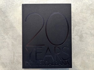 【VF362】20 Years Dolce & Gabbana  /visual book