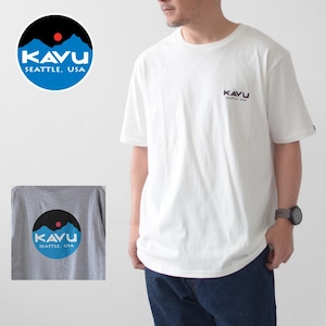 KAVU [カブー] Mountain Logo Tee [19821829] マウンテンロゴティー・Tシャツ・半袖・キャンプ・登山・アウトドア・ショートスリーブ・MEN'S [2023SS]