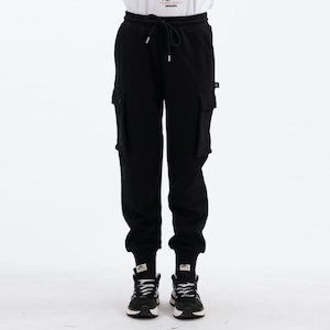 送料無料 【HIPANDA ハイパンダ】レディース ボーイズ スウェットパンツ WOMEN'S SWEAT PANTS / BLACK