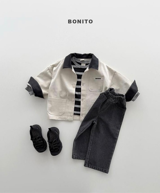 〚予約〛Leather car jacket <kids><Jr>