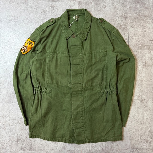 60's〜 Swedish Army Mechanic Jacket, Work Jacket 60年代 スウェーデン軍 メカニックワークジャケット ヴィンテージ ビンテージ  TT2026-0044