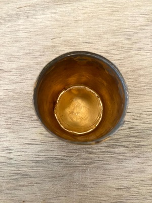 大きめブリキ水筒　(古道具)