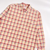 Papas パパス WORLD TOUR チェック 長袖 シャツ L/マルチカラー系 メンズ