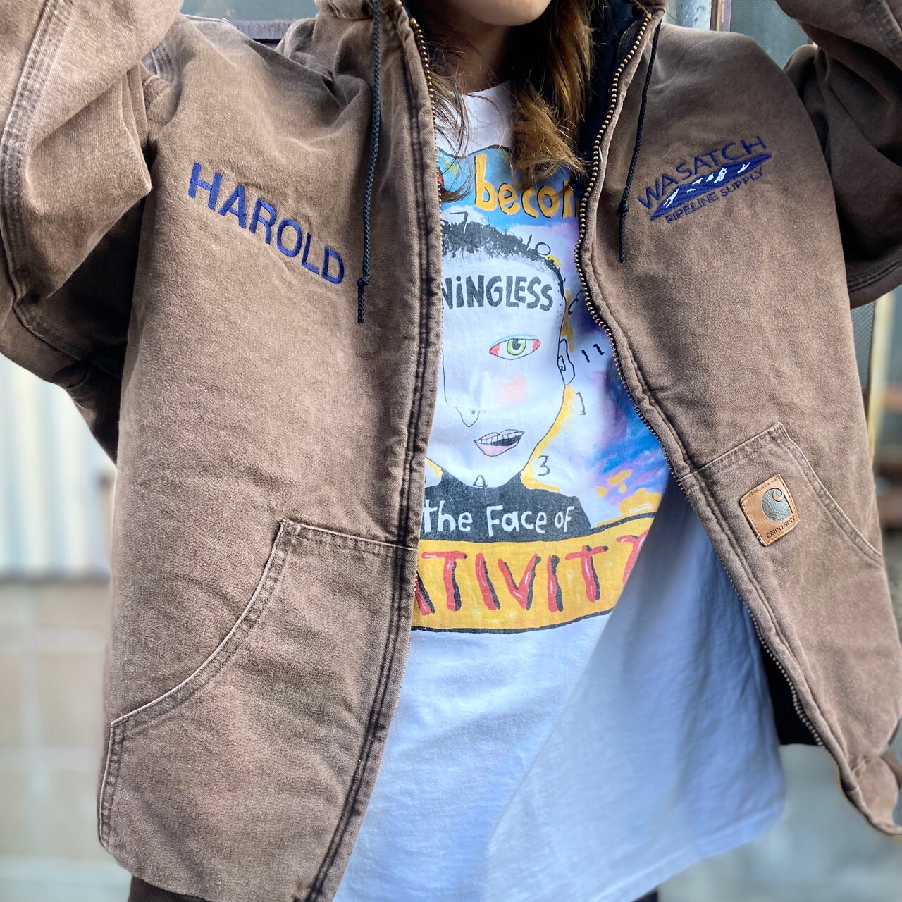 ビッグサイズ Carhartt カーハート アクティブジャケット ダック地 