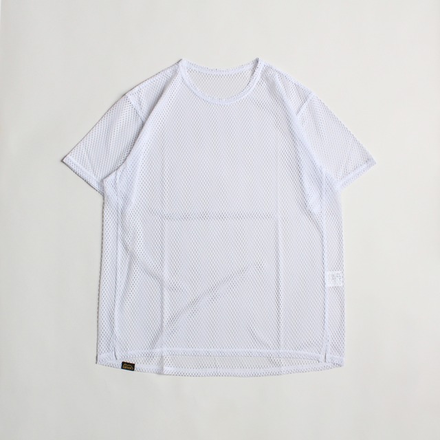 ranor（ラナー）LAYERED MESH T-SHIRT  -BLACK　メンズレディースメッシュTシャツ