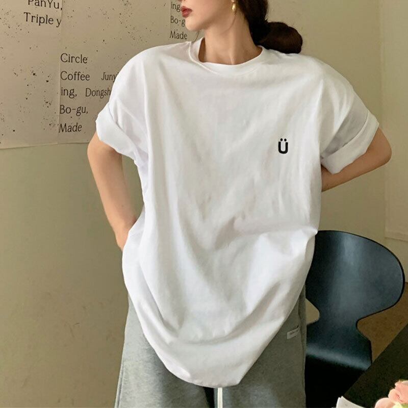 ビックシルエットTシャツ | ロゴ バックプリント 韓国服 オーバー
