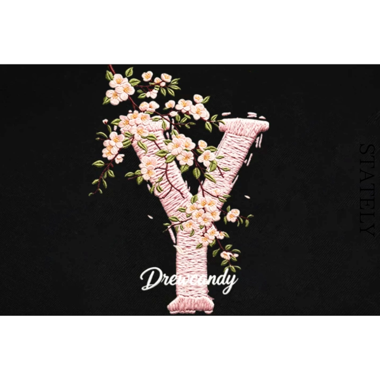 Cherry Blossom Y エンブロイダリー Tee/3color_T268・画像8