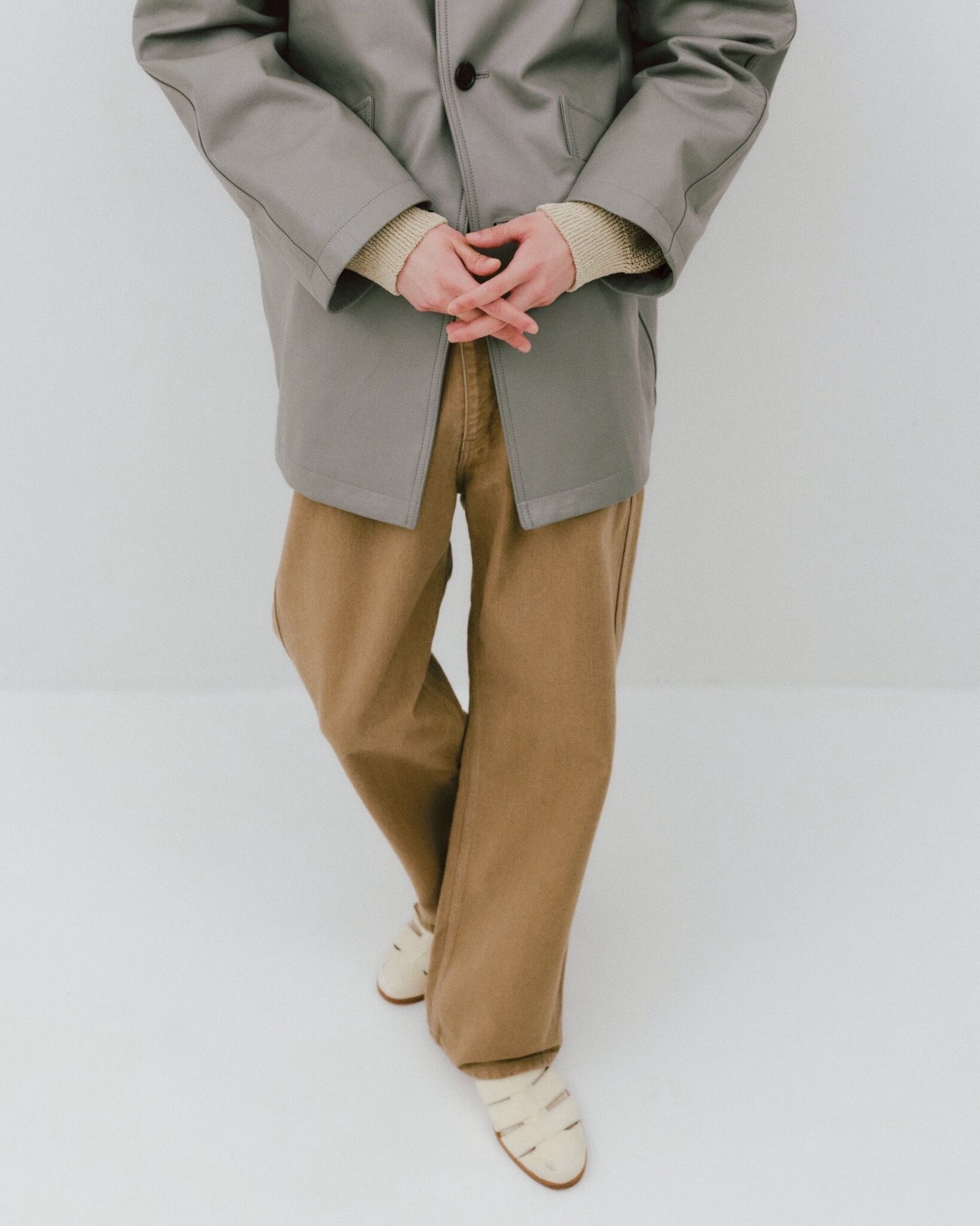 ENCOMING】 BACK PLEATED BLOUSON | THE OUR