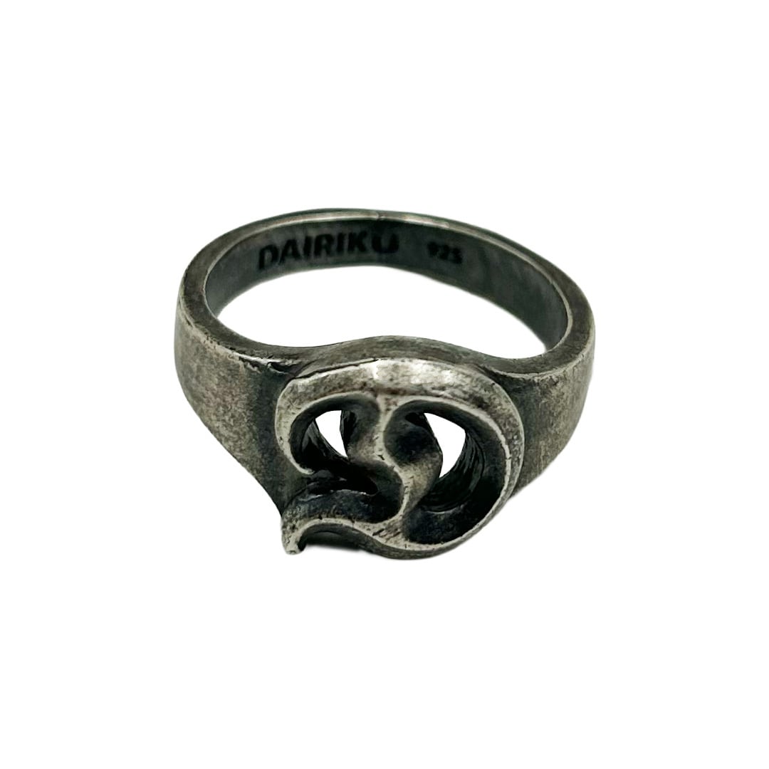 DAIRIKU | D Silver Ring | Antique | HOWDAY