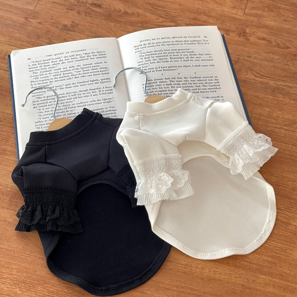 《即納》HM0005 Lace Frill Sleeve Top