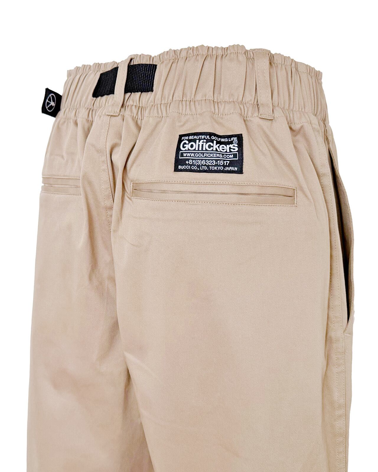 HOLE 537] Stretch Chino Pants -Beige- | Golfickers