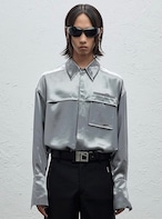 BALIANG Embossed Logo Leather Belt