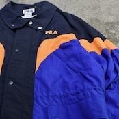 FILA middle length switching design nylon jacket