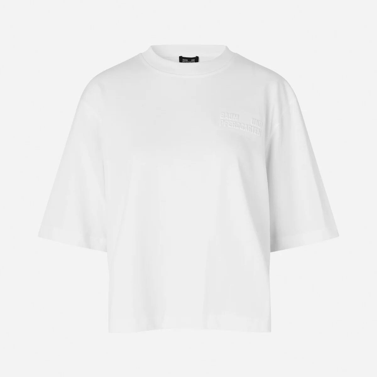 BAUM UND PFERDGARTEN JIANA COTTON TEE WHITE