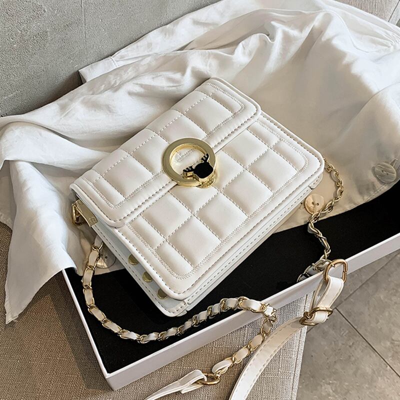 オールマッチウエスタンスタイルの小さなバッグレディースバッグ2020年人気のある新しいトレンディなファッションロンバスチェーンショルダーメッセンジャー小さな正方形のバッグ Tiancai_Wing_Bag0618032