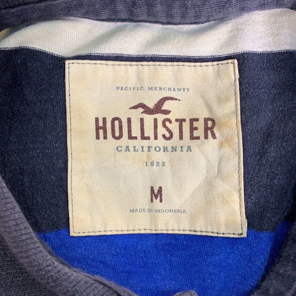 ホリスター 半袖Tシャツ ブルー M 未使用 - トップス