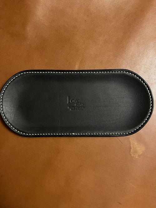 KLW Kyotani Leather Works LT-01-BLK レザートレー Black（ヌメ革×ステンレス芯）LeatherTray