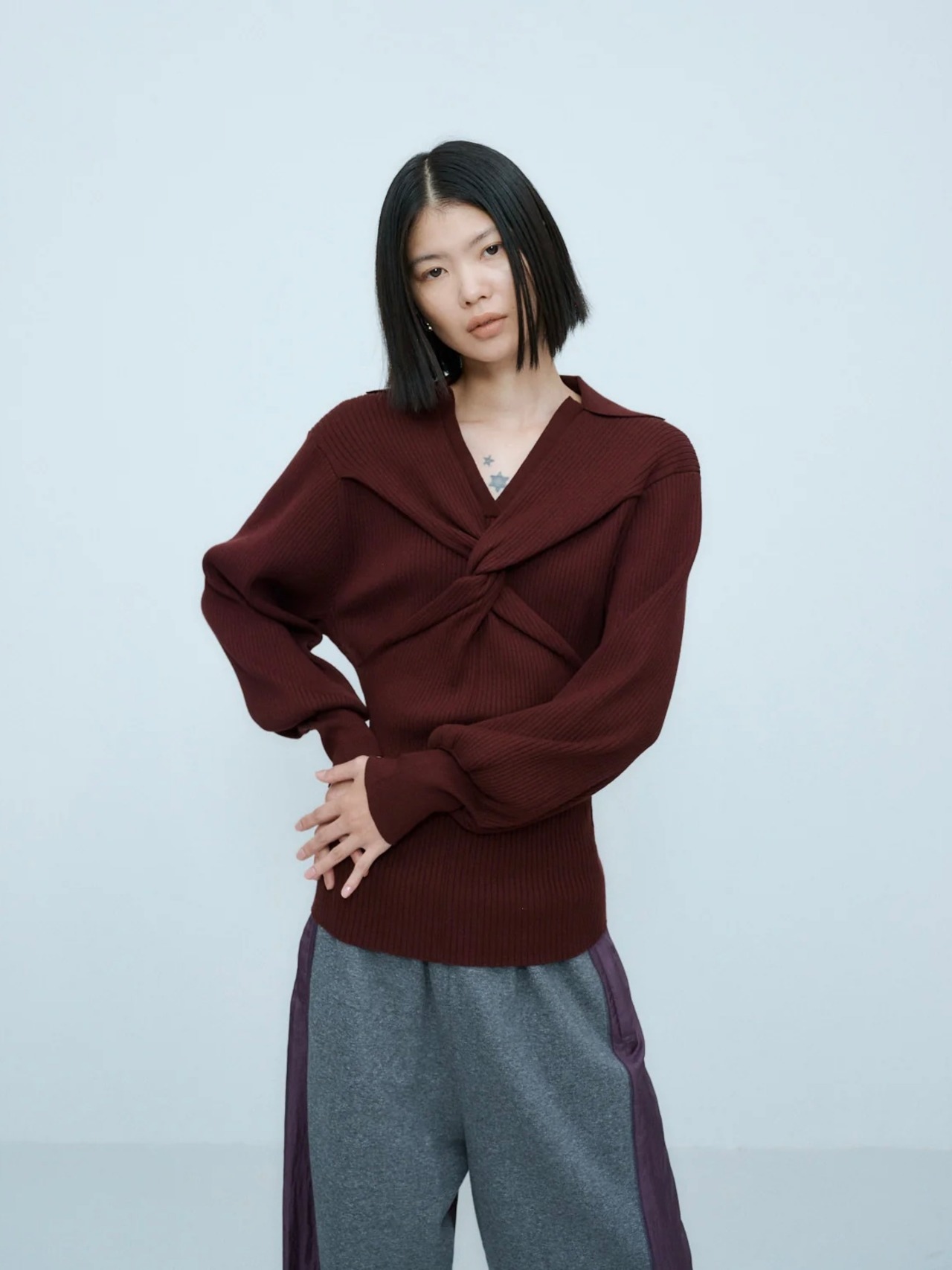 THINGS THAT MATTER　シングスザットマター  / TWIST POLO KNIT - 3