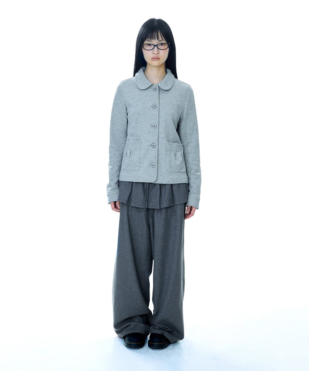 COYSEIO] PLEATS OVER WOOL PANTS GREY 正規品 韓国ブランド 韓国通販