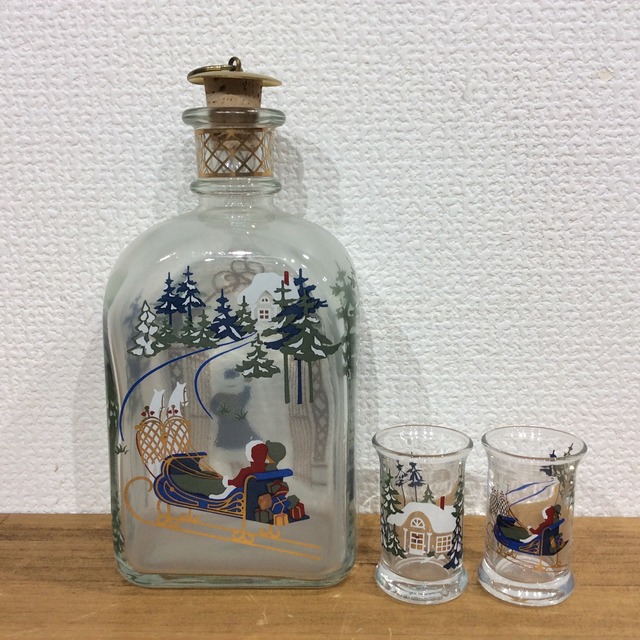 クリスマスボトルとグラス／ホルムガード22505