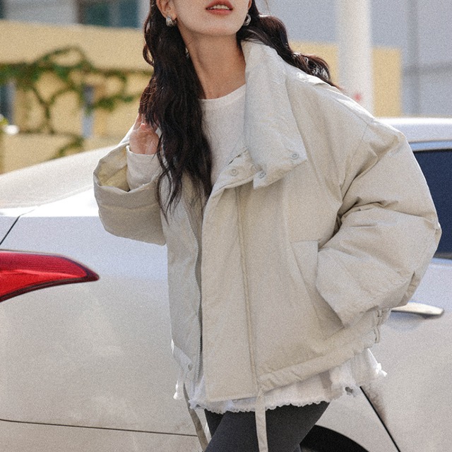 stand collar padded jacket　J00165