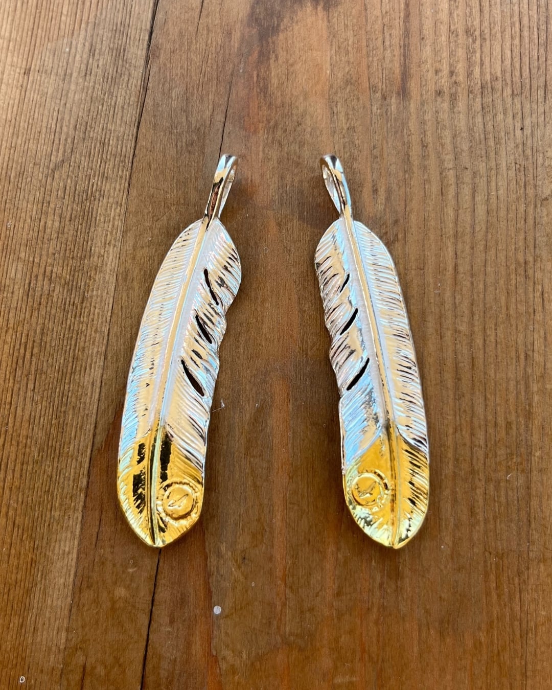 先金特大フェザー（金の部分は真鍮）