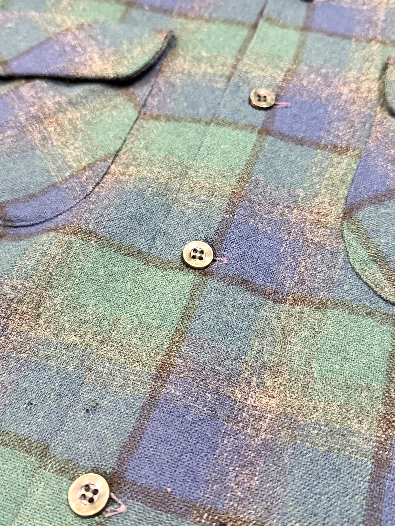 60〜70s PENDLETON WOOL SHIRT Size M