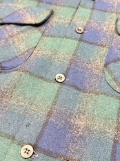 60〜70s PENDLETON WOOL SHIRT Size M
