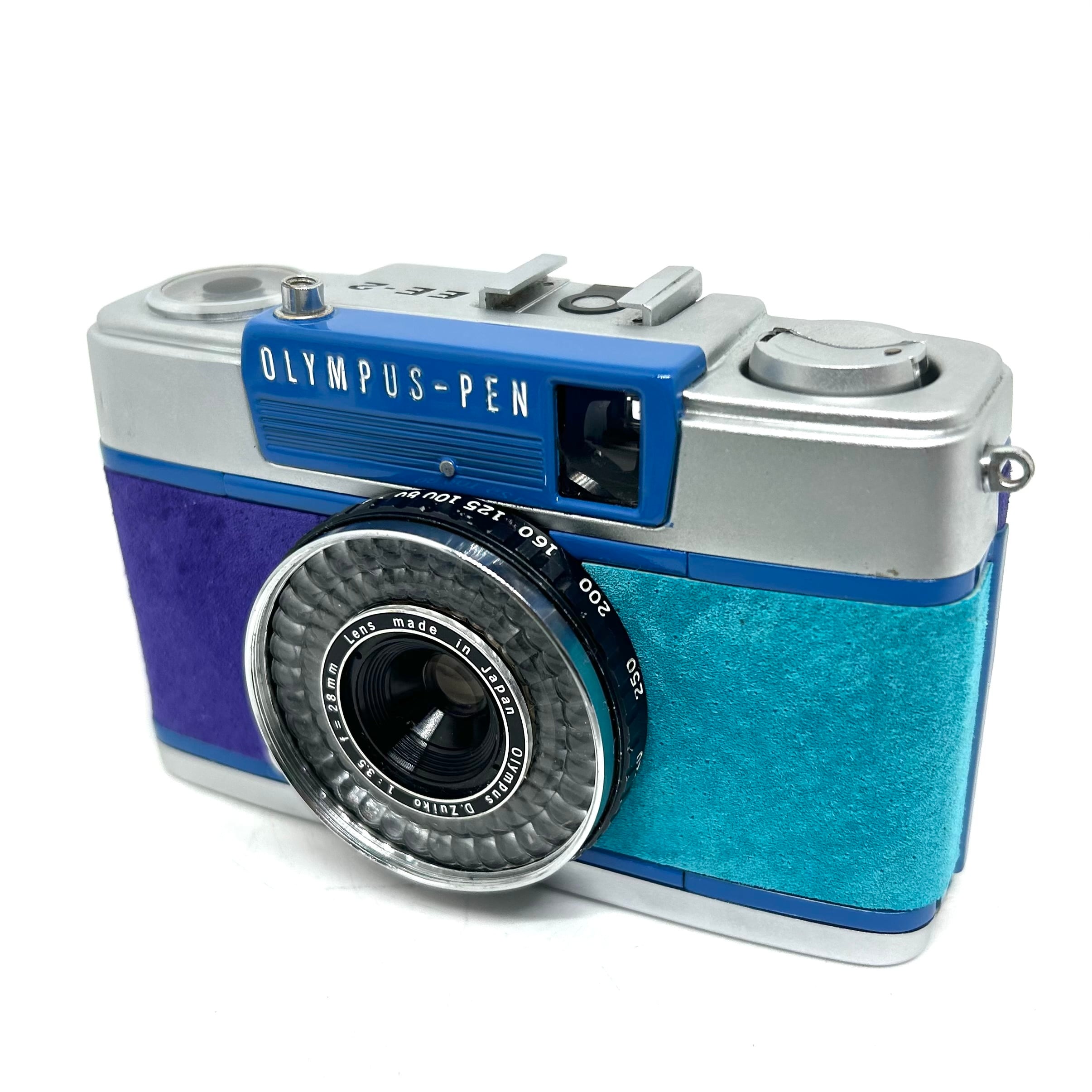 1点物フィルムカメラ】OLYMPUS PEN EE 3 リメイク ブルー 美品