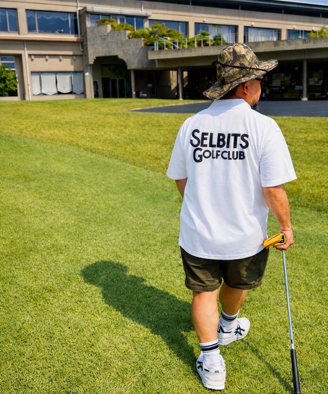 SELBITS GOLF CLUB LOGO Polo ”white” / ロゴポロシャツ