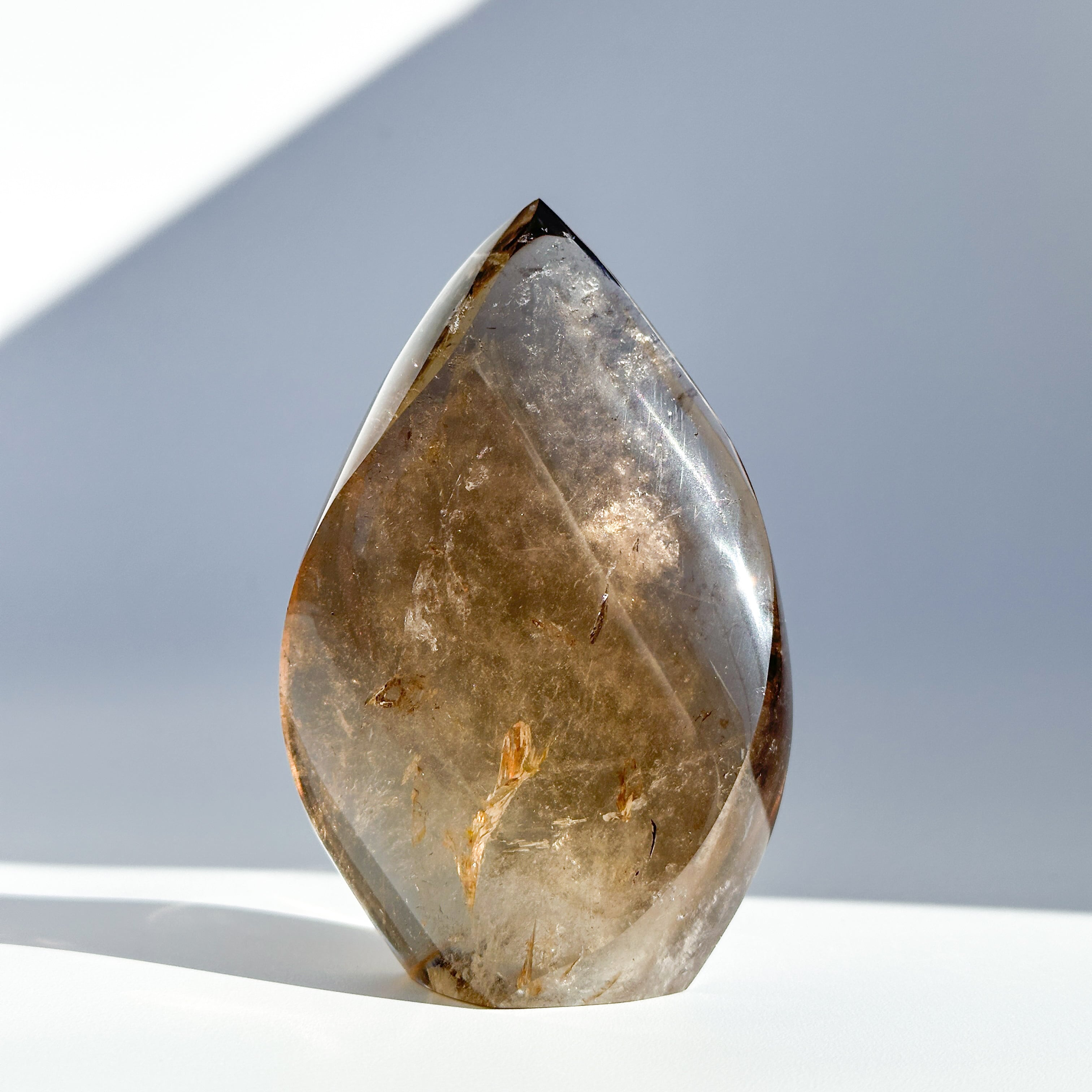 ミナスジェライス産スモーキークォーツ  フレイム型 11◇Smoky Quartz ◇  天然石・鉱物・パワーストーン
