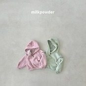 ミルクパウダー / milkpowder / メロナフードT / 韓国子供服 / キッズ / 26winter〖取寄〗*XS~JS*
