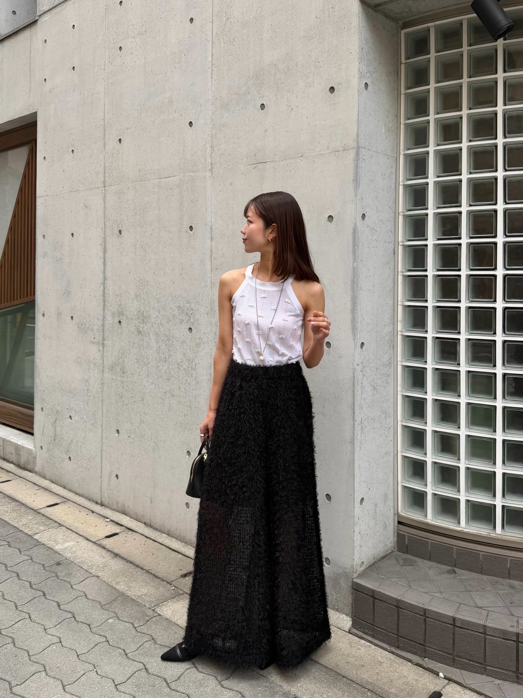 hyeon ヘヨン ribbon all-in-one ribbon knit / white 6/18 21:00～再販(即納) | HYEON